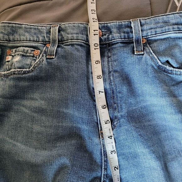 AG Adriano Goldschmied High Rise Flare Jean Womens 30 Medium Wash Full Length - Picture 6 of 9